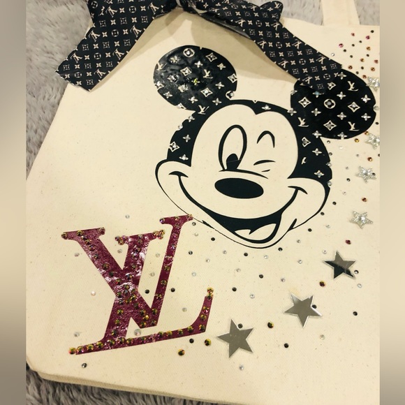 🌺DESIGNER INSPIRED HANDMADE TOTE BAG💞PLEASE READ DESCRIPTION🌺 - Picture 13 of 13